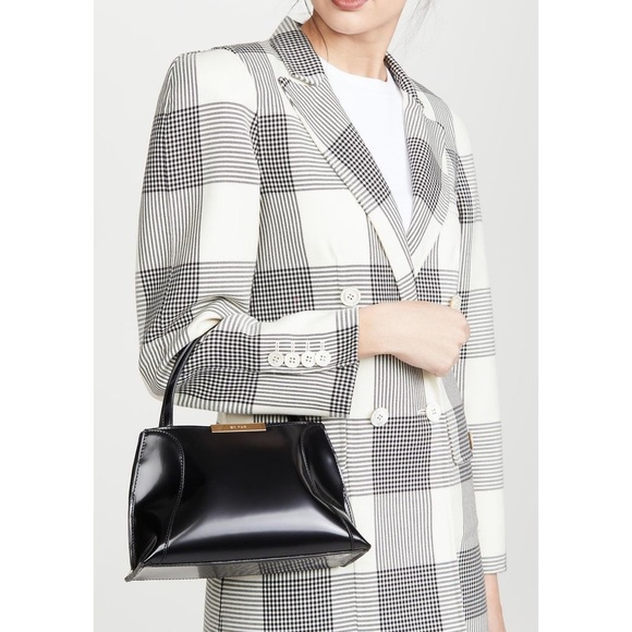 By Far Charlotte Leopard Print Suede Top Handle Mini Bag - Picture 13 of 13